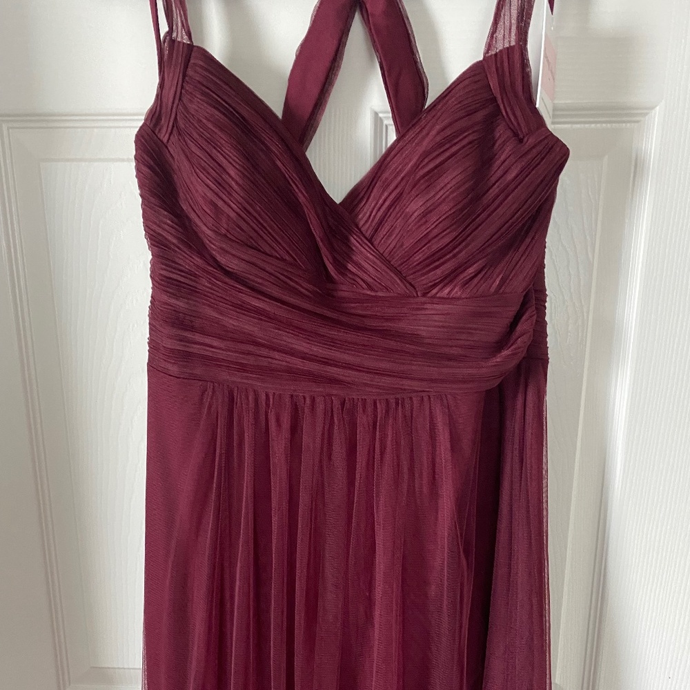 Evening Collective Parker Dress in Wine